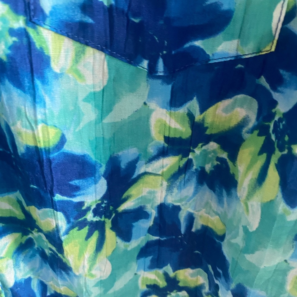Colorful Button Down Top - Picture 2 of 4